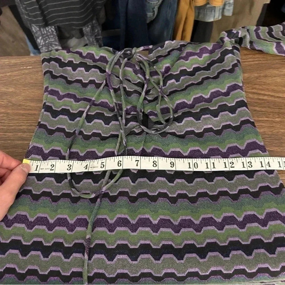 🌟ZARA STRIPED BUTTON Down Twist Front Mini Shirt Dress S  NWOT - Picture 9 of 12